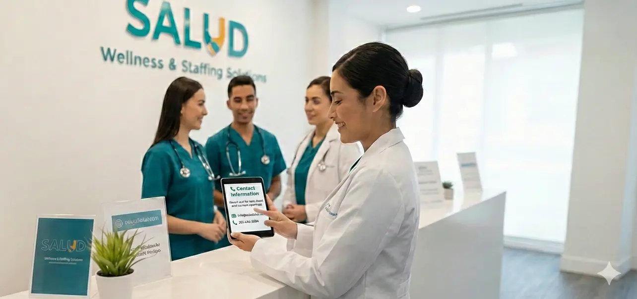 Contact Us section at Salud Clinical Solutions, we are here to help you find the right behavioral health role